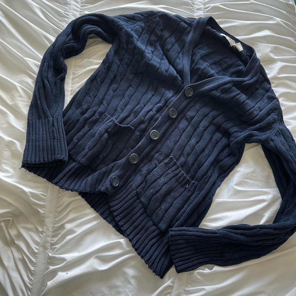 Vintage Ports Navy Blue Sweater